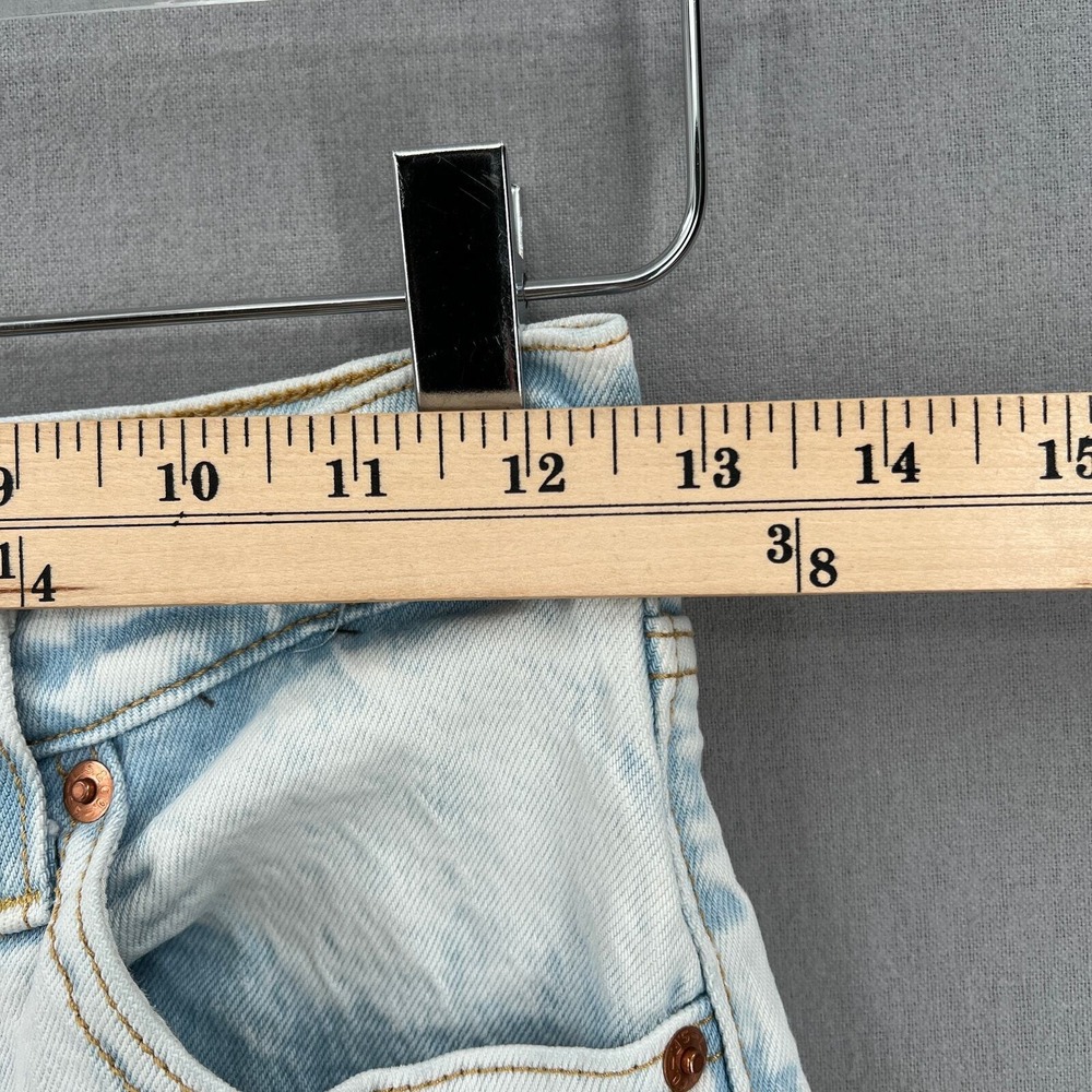 Levi's Ribcage Straight Jeans Women 26 Light Wash Denim High Rise Ankle - Picture 16 of 16